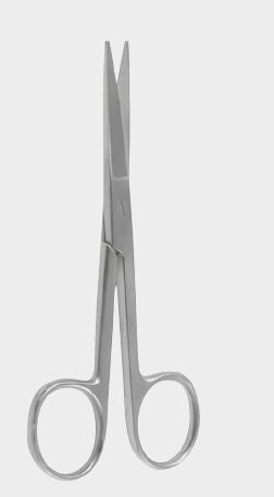 Ножиці прямі гострий/гострий 18,5 см (cm) (з вольфрам-карбідними вставками)